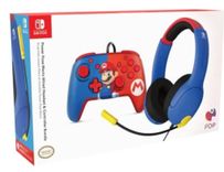 PDP Gaming offiziell lizenzierte Mario Bundle für Nintendo Switch OLED & Lite (Controller + Headset) für 27,99€ inkl. Prime Versand (statt 55€)