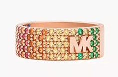 Michael Kors Ring Pavé regenbogenfarben Sterlingsilber rosévergoldet für 53€ inkl. Versand (statt 70€) - Newsletter!