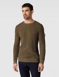 JOOP! Jeans Strickpullover mit Rundhalsausschnitt Modell ''Hadriano'' in vers. Farben für je 74,99€ inkl. Versand (statt 100€)