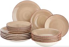 based Tafelservice Inka in Beige/Braun (18-tlg.) für 25,95€ inkl. Versand (statt 60€) 