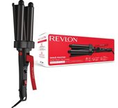 Revlon Wave Master Jumbo-Welleneisen (30 Wärmestufen bis 190 °C, Turmalin-Keramik-Beschichtung, Aufwärmzeit: 60s, 3 Jumbo-Stylingplatten) für 8,95€ inkl. Versand (statt 38€)