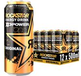 12x 500ml Rockstar XD Power Original (Koffeinhaltiges Erfrischungsgetränk für den Energie Kick) nur 9,38€ inkl. Prime Versand (statt 13€) - SparAbo!
