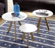 Xora Couchtischset Pinie in Weiß für 105,85€ inkl. Versand (statt 130€)