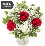 Zum Muttertag? Gemischte rote Rosen Blumenstrauß für 30,94€ inkl. Versand (statt 40€)