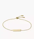 Fossil Gliederarmband Drew Bar aus Edelstahl goldfarben für 26,77€ inkl. Versand (statt 45€) - Newsletter!
