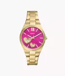Fossil Uhr Scarlette 3-Zeiger-Werk aus Edelstahl, goldfarben für 135,66€ inkl. Versand (statt 167€) - Newsletter!