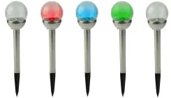 Solarleuchtenset 5-teilig (8/38 cm) für 11,85€ inkl. Versand (statt 18€)