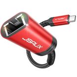 2 Jsaux Artikel bei Amazon reduziert - z.B. Jsaux USB C Ethernet Adapter, Thunderbolt USB Typ C auf RJ45 Gigabit LAN für 9,65€ inkl. Prime Versand (statt 16€)