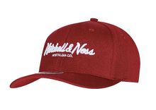 Mitchell & Ness Pinscript Snapback Kappe in rot für 9,34€ inkl. Versand (statt 31€) 