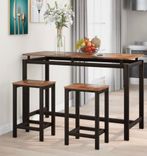 Gotagee Bartisch-Set (Tisch und Stühle aus Eisenholz) für 106,99€ inkl. Versand (statt 159€)