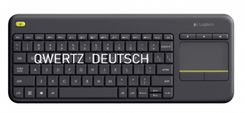 Logitech K400 Plus Wireless Touch Tastatur (QWERTZ Deutsch) für 34€ inkl. Versand (statt 45€)