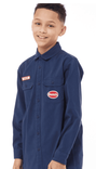 Bench Jungen Magnuss B Hemd mit langem Arm Navy für 9,98€ inkl. Versand (statt 15€)
