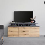 Modern Living TV-Element Cadix (150/66/47 cm) in Anthrazit/Eichefarben für 248€ inkl. Versand (statt 300€)