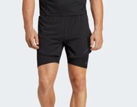 Adidas Herren HEAT.RDY HIIT 2-IN-1 Training Shorts in schwarz für 30€ inkl. Versand (statt 43€) - adiClub!