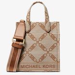 Michael Kors Umhängetasche Gigi, Extra-Small aus Jacquard mit Empire-Logomuster in Metallic-Optik für 97€ inkl. Versand (statt 135€)
