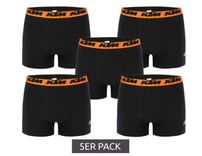 5er Pack KTM Herren Boxershorts Baumwoll-Boxershorts in schwarz/orange für 18,99€ inkl. Versand (statt 23€) 