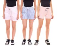 Delmao Damen Shorts kurze Hose mit seitlichen Eingriffstaschen in 3 Farben für je 9,99€ inkl. Versand (statt 19€) 