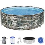 Bestway Frame Pool Power Steel™ (Ø427cm) für 389,95€ inkl. Versand (statt 500€)