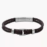 Fossil Armband Heritage D-Link aus Leder in Braun für 25,49€ inkl. Versand (statt 33€)