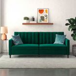 Dorel Home 3-Sitzer Celine (Rückenlehne 2-teilig und 3-fach verstellbar, Sitzhöhe 43 cm) in Dunkelgrün o. Anthrazit für je 359,94€ inkl. Versand (statt 440€)