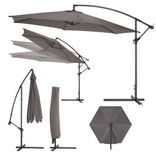 TecTake Sonnenschirm Ampelschirm Ciccio (Ø 350cm) mit Schutzhülle für 67,49€ inkl. Versand (statt 80€)