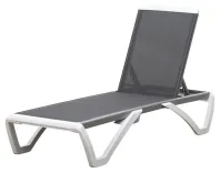 Outsunny Gartenliege Grau Aluminium (ca. 67,5x95x170 cm) für 115,99€ inkl. Versand (statt 168€)