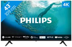Philips 43PUS7009/12 - 43" 4K LED Smart TV (Modell 2024, 3x HDMI; 2x USB; LAN-Anschluss) für 253,49€ inkl. Versand (statt 299€)