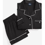 Polo Ralph Lauren Pyjama Short Sleeve PJ Set in Schwarz für 67,41€ inkl. Versand (statt 77€) - Größe XS & XL!