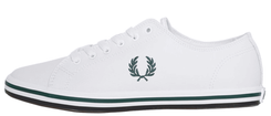 Fred Perry Herren/Jungen Kingston Sneaker in Weiß für 30,98€ inkl. Versand (statt 60€) - Größe 36 & 38