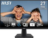 MSI Pro MP275 27 Zoll Full HD Office Monitor (1920 x 1080 IPS-Panel, 100 Hz, augenschonender Bildschirm, integrierte Lautsprecher, neigbar, HDMI 1.4b, D-Sub (VGA)) für 89€ inkl. Versand (statt 119€)

