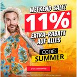 Bis 10 Uhr: SportSpar: 11% Rabatt auf Alles (ohne MBW!) - z.B. Bench Andromeda Holdall Reisetasche 48 L Bag No 5 für 12,45€ inkl. Versand (statt 25€)