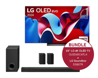 LG OLED evo C4 4K Smart TV (65 Zoll) + LG DS80TR 5.1.3 Dolby Atmos Soundbar mit 580 Watt für 2.098,64€ inkl. Versand (statt 2733€)