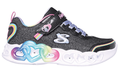 Skechers Mädchen Infinite Heart Lights Sneaker in Schwarz für 50,98€ inkl. Versand (statt 60€)