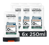 L'Oréal Men Expert Magnesium Defense Extra Sensitiv Duschgel mit Niacinamid (6 x 250 ml) für 8,96€ inkl. Prime Versand (statt 14€)