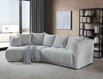 Hom´in Ecksofa Evita (315x180cm, Ottomane links) in hellgrau für 1.077,95€ inkl. Versand (statt 1.249€) 