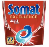 Somat Excellence 4in1 Caps (77 Caps), schnellauflösende Spülmaschinentabs für 11,24€ inkl. prime Versand (statt 17€) - SparAbo!