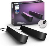 2x Philips Hue White & Color Ambiance Play Lightbar (500 lm) Doppelpack Basis-Set (dimmbar, mit 16 Mio. Farben, smarte Lichtsteuerung über Sprache oder App) in Schwarz für 152,85€ inkl. Versand (statt 192€)
