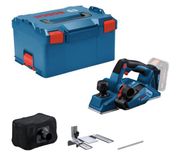 Bosch Professional 18V System Akku Hobel GHO 18V-26 (bürstenloser Motor, inkl. Staubbeutel, Parallelanschlag, 1x Wood Razor Wendemesser, L-BOXX, ohne Akku/ Ladegerät) für 209,99€ inkl. prime Versand (statt 230€) 