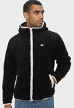 Tommy Jeans Übergangsjacke Teddy in Schwarz für 79,99€ inkl. Versand (statt 100€)