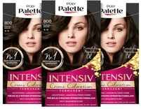 3er Pack Palette Schwarzkopf Intensiv Creme Coloration hochwertige Haarfarbe 800/4-0 Dunkelbraun -  (3 x 115 ml) für 4,80€ inkl. Prime Versand (statt 6€)
