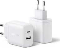 Ugreen 2er Pack USB-C Ladegeräte (20W, 2 Ports) für 7,99€ inkl. Prime Versand (statt 15€)