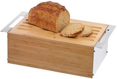 WMF Gourmet Brotkasten mit abnehmbarem Schneidbrett (Bambus & Cromargan, 43x25x15cm) für 69,99€ inkl. Versand (statt 81€) 