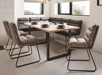 Bessagi Home Esstisch Valerio Eiche Echtholz ca. 180x90 cm für 174,22€ inkl. Versand (statt 320€) 