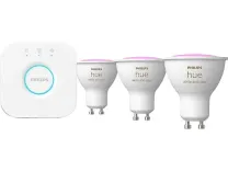 Philips White & Col. Amb. GU10 Dreierpack inkl. Bridge 3 x 400lm Starterset Weiß und Farbe für 69€ inkl. Versand (statt 115€)
