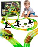 GleamKid Dinosaurier-Auto-Leucht-Rennbahn-Set für 14,39€ inkl. Prime Versand (statt 30€)