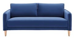 Bessagi Home Livia Sofa in Blau Samt (176 x 78 x 76 cm) für 299€ inkl. Versand (statt 349€)