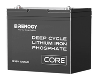 Renogy LiFePO4 12V 100Ah Lithium Batterie Klasse A Zelle für Wohnmobil Anfänger für 189,99€ inkl. Versand (statt 285€)
