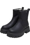 Buffalo Damen Boots Schwarz (flacher Absatz) für 37,49€ inkl. Versand (statt 80€)