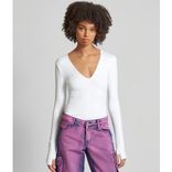 Review Body mit V-Ausschnitt in Weiß für 9,89€ inkl. Versand (statt 20€) - Gr. S!