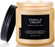 M&Sense Doppeldocht Duftkerze "Vanille Sahne" (330g, 70 Std.) für 12,49€ inkl. Prime Versand (statt 25€)